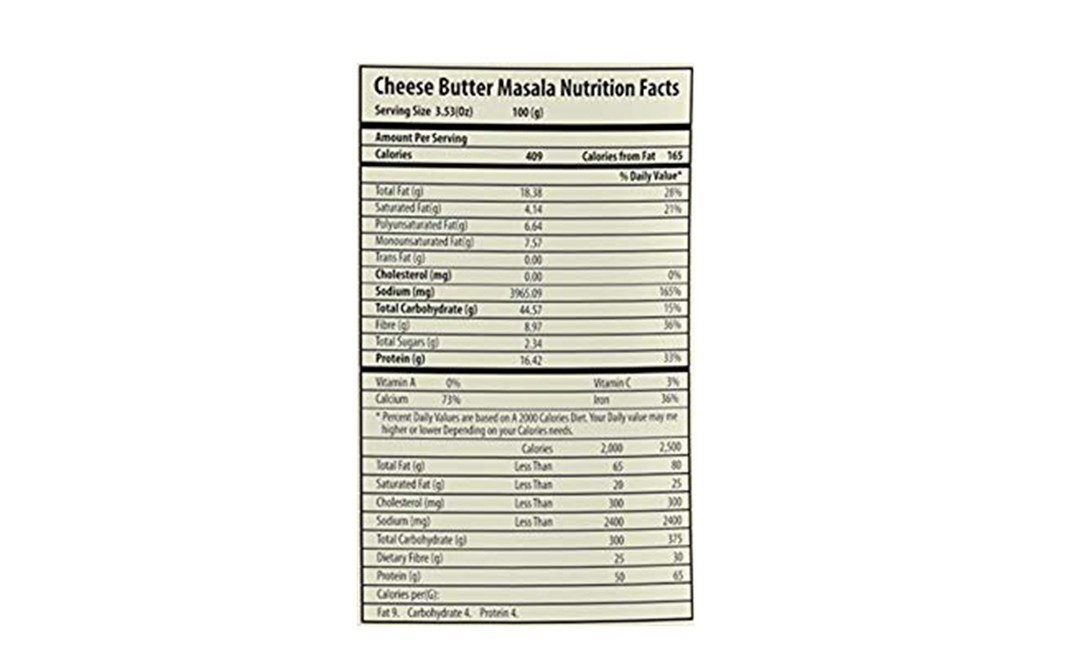 Masala Garden Cheese Butter Masala    Pack  50 grams